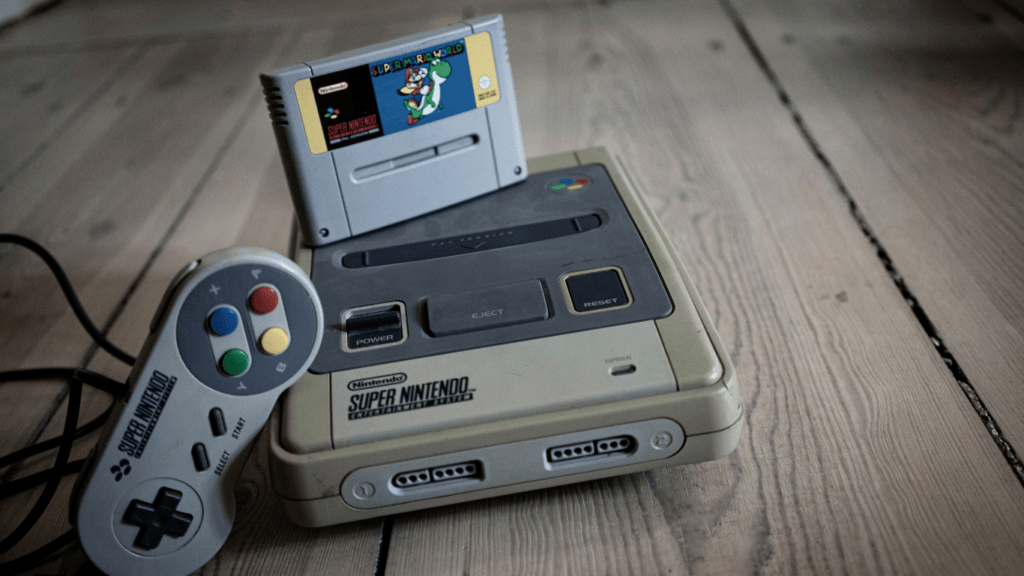 super nintendo console