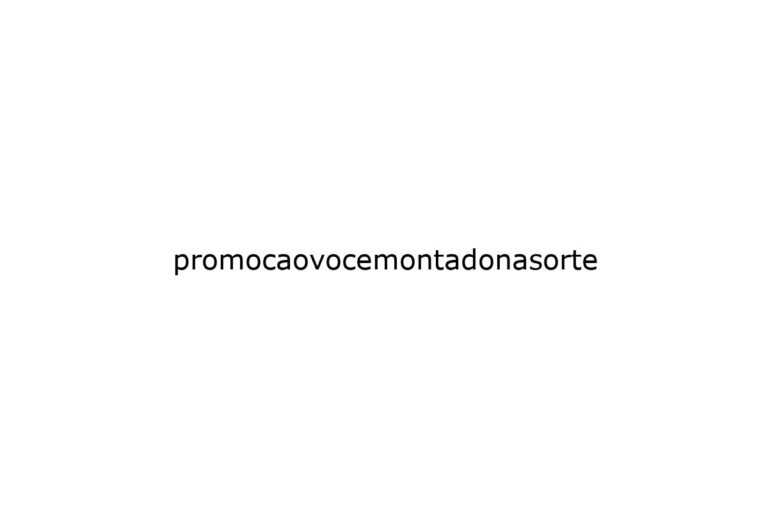 promocaovocemontadonasorte