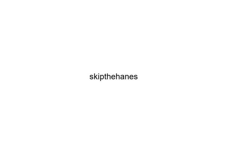 skipthehanes