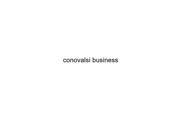 conovalsi business