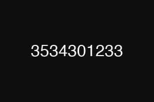 3534301233