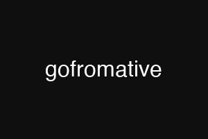 gofromative