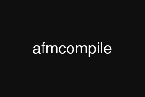 afmcompile